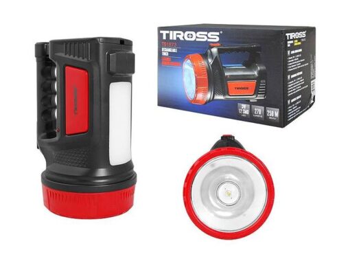 Tiross Latarka Akumulatorowa TS1875 LED 410 Lumenów