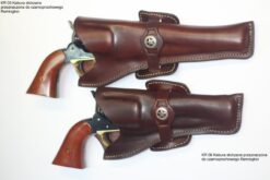 Kabura skórzana do rewolweru Remington 1858 zamknięta